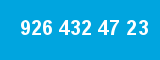 926 432 47 23 926 432 47 23